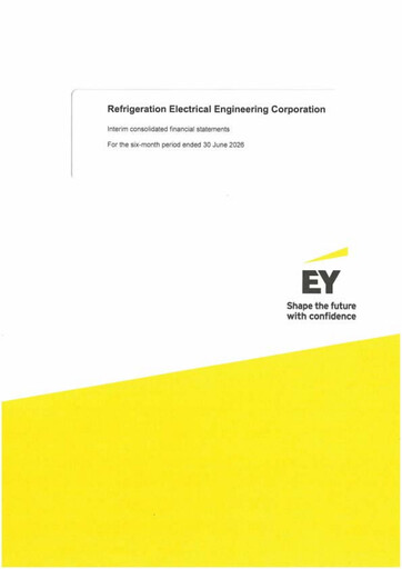 Miniature REE (Refrigeration Electrical Engineering Corporation) Rapport semestriel 2026-h1