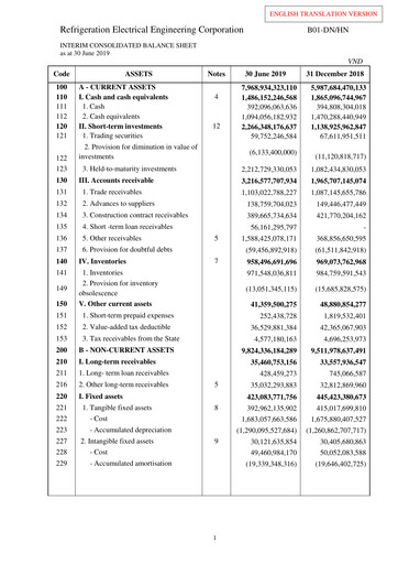 Vorschaubild REE (Refrigeration Electrical Engineering Corporation) Quartalsbericht 2019-q2