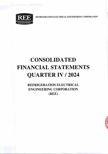 Vorschaubild REE (Refrigeration Electrical Engineering Corporation) Quartalsbericht 2024-q4