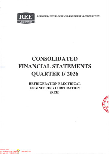 Miniature REE (Refrigeration Electrical Engineering Corporation) Rapport trimestriel 2026-q1