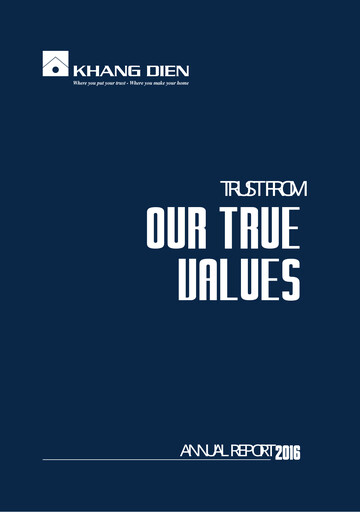 Thumbnail KDH (Khang Dien House Trading and Investment) Annual Report 2016