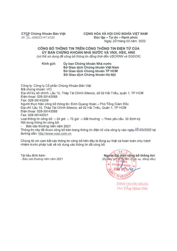 Thumbnail Vietcap Securities Annual Report 2021