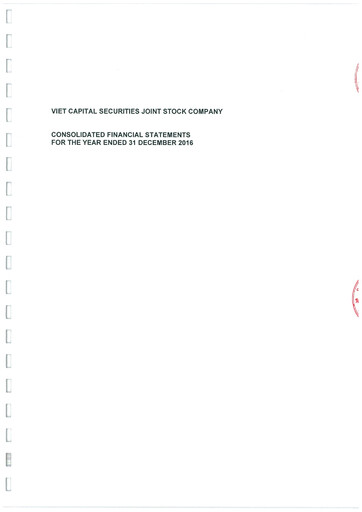Thumbnail Vietcap Securities Financial Statement 2016