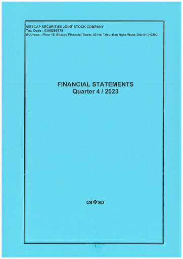 Thumbnail Vietcap Securities Financial Statement 2023