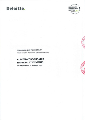 Thumbnail GELEX Group Joint Stock Company Financial Statement 2023