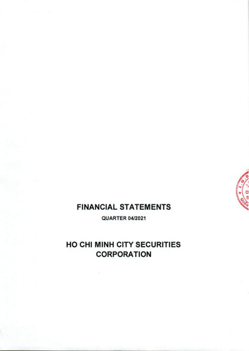 Thumbnail HSC (Ho Chi Minh City Securities Corporation) Financial Statement 2021