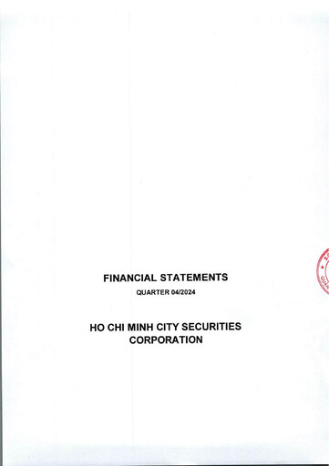 Thumbnail HSC (Ho Chi Minh City Securities Corporation) Financial Statement 2024