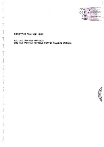 Thumbnail Vinh Hoan Corporation Financial Statement 2023