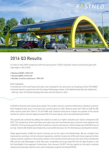 Thumbnail Fastned Quarterly Report 2016-q3