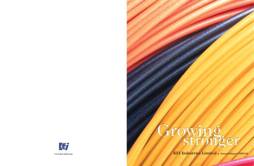 Thumbnail KEI Industries Annual Report 2005-2006
