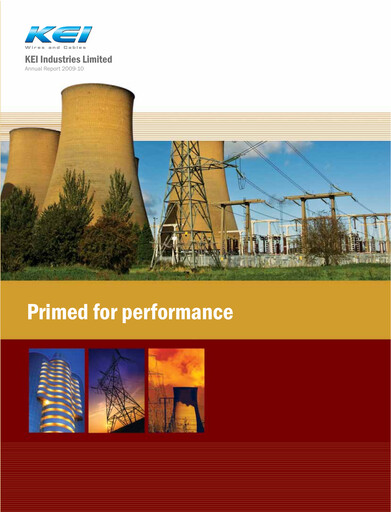 Thumbnail KEI Industries Annual Report 2010