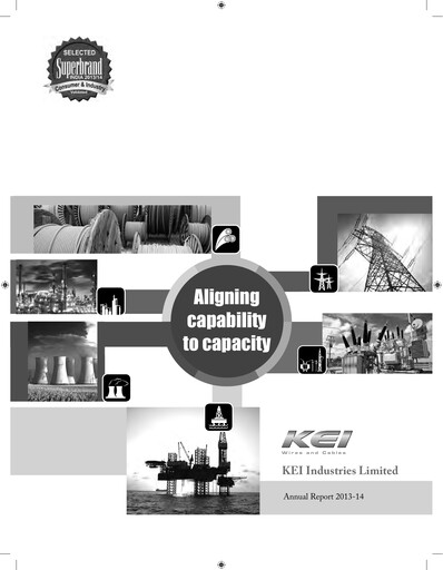 Thumbnail KEI Industries Annual Report 2013-2014