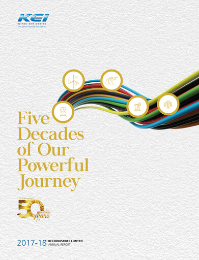 Thumbnail KEI Industries Annual Report 2017-2018