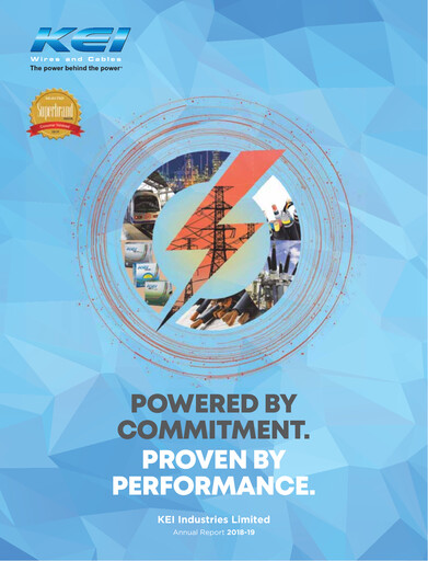 Thumbnail KEI Industries Annual Report 2018-2019