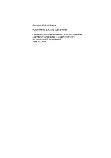 Thumbnail Puig Brands Financial Statement 2024-h1