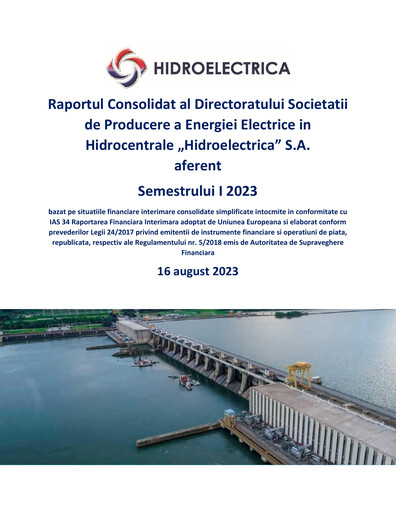 Thumbnail SPEEH Hidroelectrica Half-year Report 2023-h1