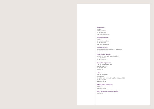 Thumbnail Lite-On Technology Annual Report 2003