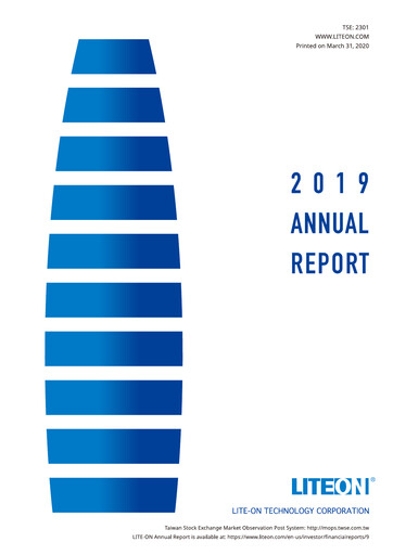 Thumbnail Lite-On Technology Annual Report 2019