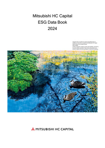 Thumbnail Mitsubishi HC Capital ESG Report 2024