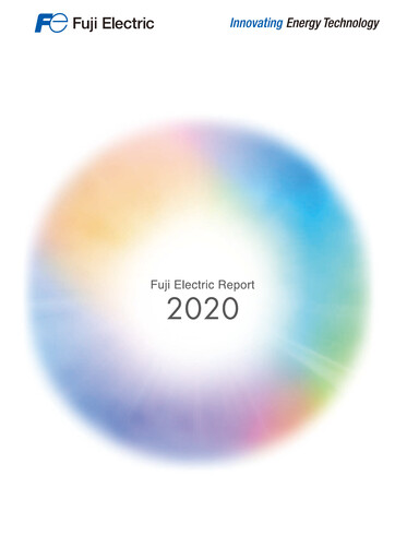 Thumbnail Fuji Electric Annual Report 2020