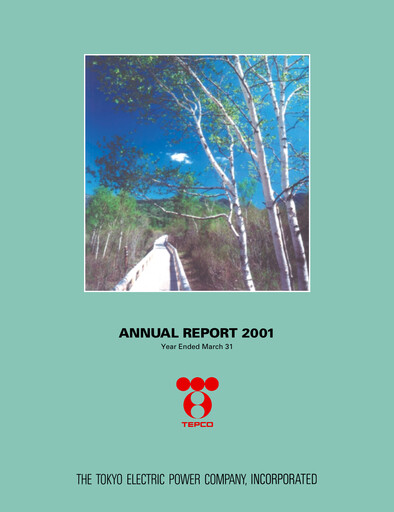 Thumbnail Tokyo Electric Power Company Annual Report 2001