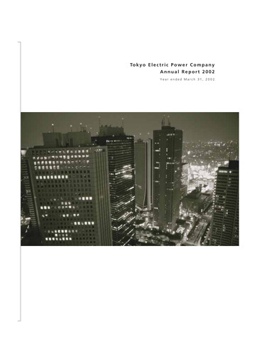 Thumbnail Tokyo Electric Power Company Annual Report 2002
