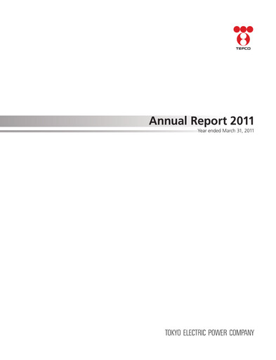 Thumbnail Tokyo Electric Power Company Annual Report 2011