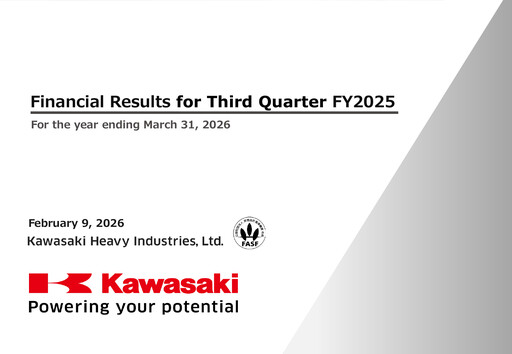 Miniature Kawasaki Heavy Industries Rapport trimestriel 2025-q3