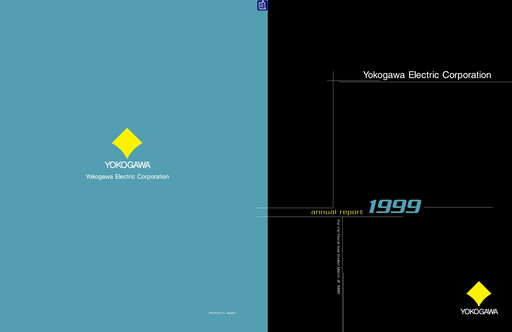 Thumbnail Yokogawa Electric Corporation Annual Report 1999