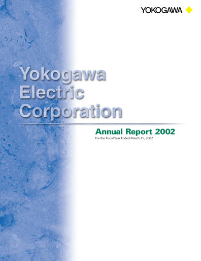 Thumbnail Yokogawa Electric Corporation Annual Report 2002