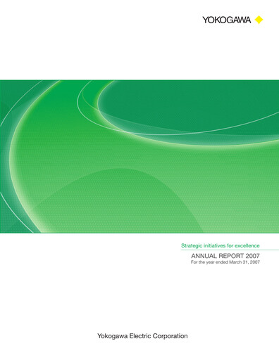 Thumbnail Yokogawa Electric Corporation Annual Report 2007