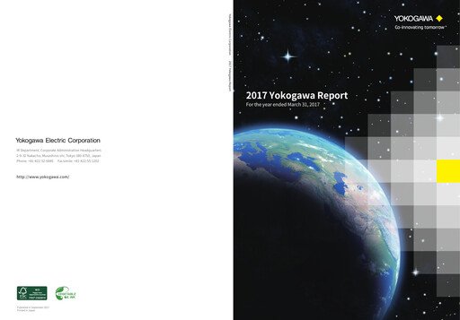 Thumbnail Yokogawa Electric Corporation Annual Report 2017