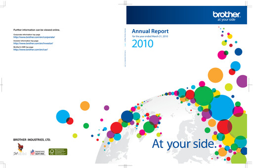 Thumbnail Brother Industries Annual Report 2010