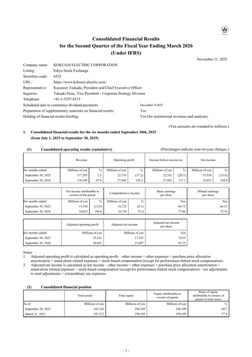 Thumbnail Kokusai Electric Quarterly Report 2026-q2
