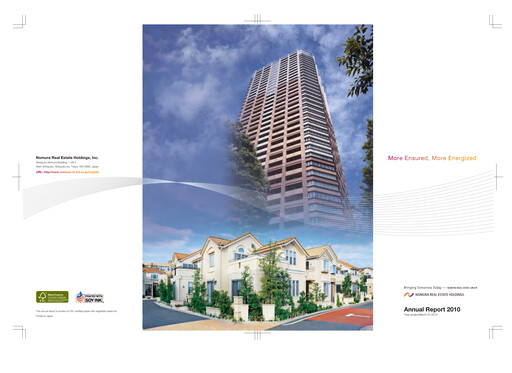 Thumbnail Nomura Real Estate Holdings Annual Report 2010