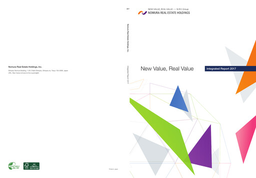Thumbnail Nomura Real Estate Holdings Annual Report 2017