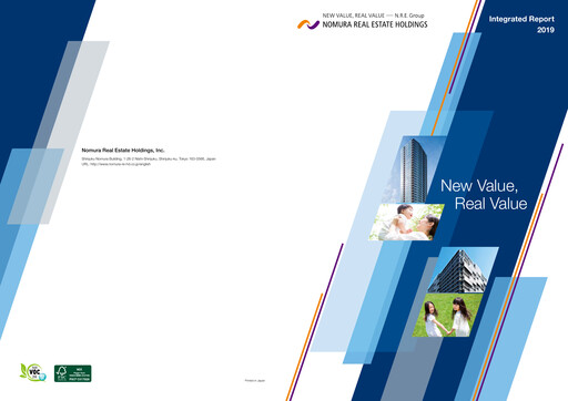 Thumbnail Nomura Real Estate Holdings Annual Report 2019