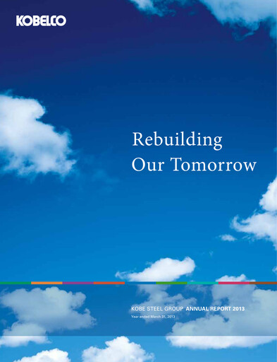 Thumbnail Kobe Steel Annual Report 2013