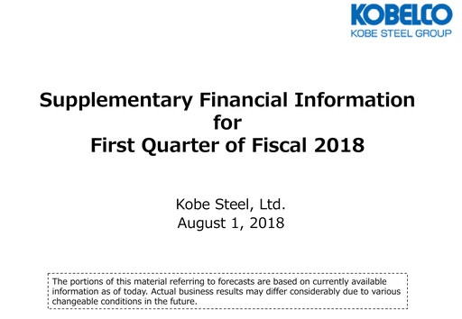 Thumbnail Kobe Steel Quarterly Report 2018-q1