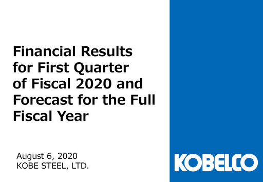 Thumbnail Kobe Steel Quarterly Report 2020-q1