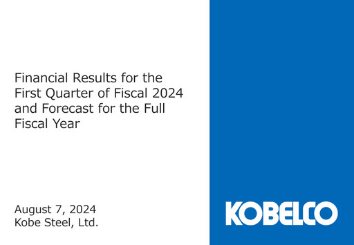 Thumbnail Kobe Steel Quarterly Report 2024-q1