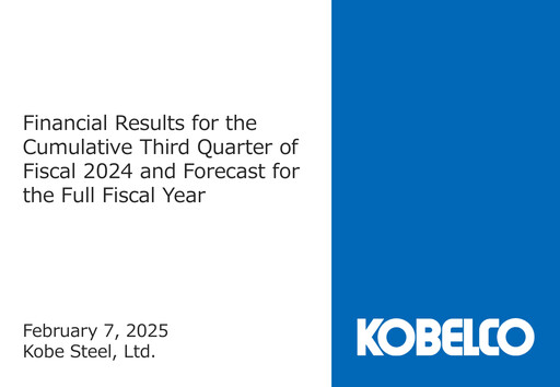 Thumbnail Kobe Steel Quarterly Report 2024-q3
