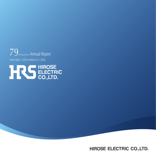 Thumbnail Hirose Electric Annual Report 2026