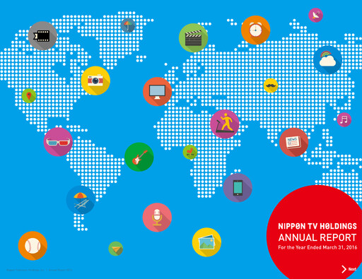 Thumbnail Nippon Television Holdings Annual Report 2016