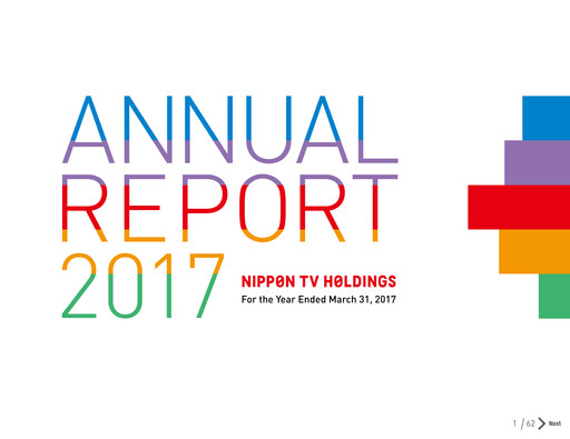 Thumbnail Nippon Television Holdings Annual Report 2017