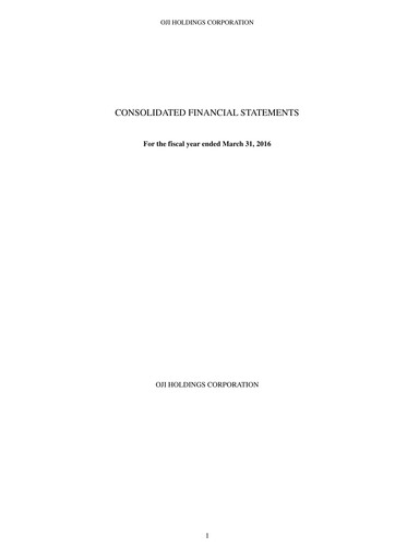 Miniature Oji Holdings Bilan financier fy2015