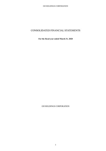 Miniature Oji Holdings Bilan financier fy2019