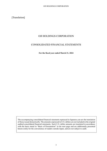 Miniature Oji Holdings Bilan financier fy2023