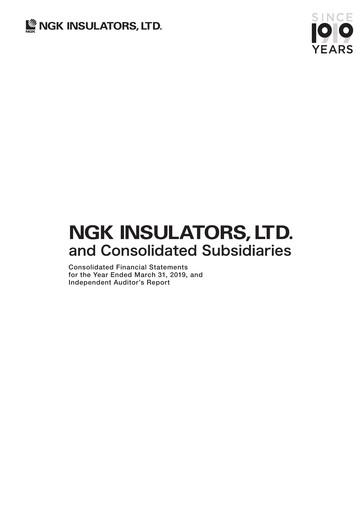 Thumbnail NGK Insulators Financial Statement fy2018