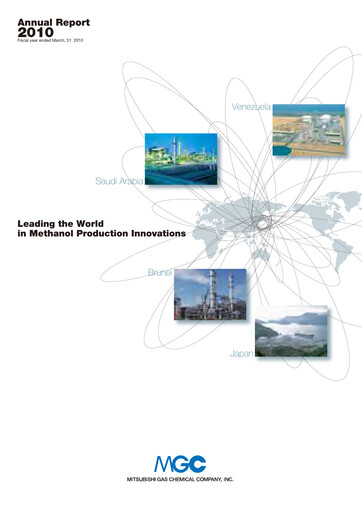 Thumbnail Mitsubishi Gas Chemical Company Annual Report 2010